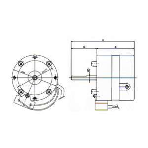 Moteur de pompe triphasé ROBOTECH RM-24A1 haute qualité à fréquence 60Hz, excellente performance globale Fabriqué en Corée - Product Image 2