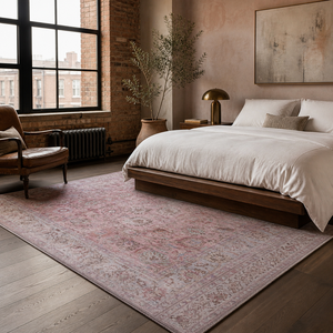 Netline Home Homestead Patina Mid Grey Vintage Washable <b>Rug</b> - Product Image 3