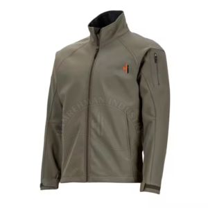 Chaqueta Softshell para hombre más vendida, manga suave personalizable con cuello levantado, impermeable y servicios OEM/ODM disponibles - Product Image 1