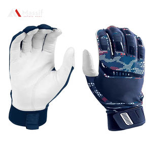Gants de frappeur de baseball personnalisés professionnels Protection des mains Gants de frappeur de baseball Gants de baseball en cuir - Product Image 1