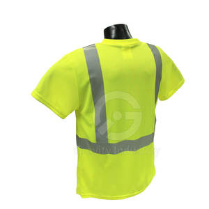 Camisetas de Seguridad de Alta Visibilidad para Hombre, Diseño Nuevo 2025, Transpirables, Personalizables, Tallas Grandes, Alta Calidad - Product Image 5