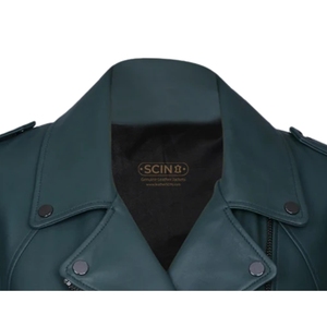 Women <b>Sheep</b> <b>Skin</b> Genuine Woolen Zipper Solid Eco-Friendly Premium Quality Custom Made Stylish Windproof Winter Motorcycle <b>Jacket</b> - Product Image 6