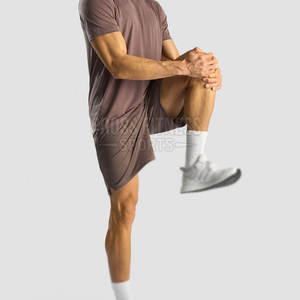 Servicio OEM al por mayor pantalones cortos de malla de color liso personalizados para hombres nueva llegada pantalones cortos de malla para adultos - Product Image 5