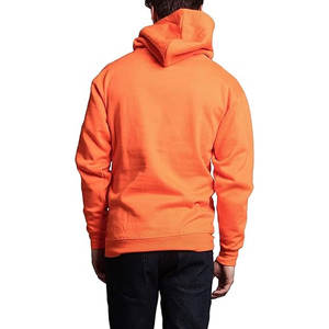 Jersey clásico de color naranja para hombre, sudaderas con capucha de lana con Etiqueta Privada, OEM, ODM, precio de fábrica, MOQ bajo, Sudadera con capucha informal básica, jersey para hombre - Product Image 4