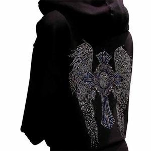 Nueva Sudadera con Capucha Térmica de Invierno para Hombre, con Estampado de Bordado 3D Personalizado y Elegante, con Pedrería, 100% Algodón, Impermeable y Ecológica - Product Image 3