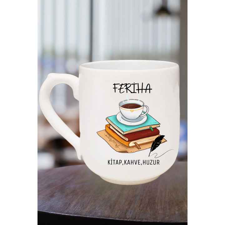 Feriha Named Book Model Oval Mug-132