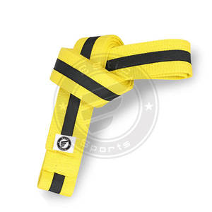 Nuevos cinturones de Karate al por mayor logotipo personalizado bordado artes marciales Taekwondo Karate Judo BJJ cinturones de Karate - Product Image 3