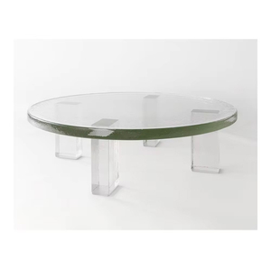 โต๊ะกาแฟกระจกที่ทันสมัย-การออกแบบที่สมบูรณ์แบบสำหรับการตกแต่งห้องนั่งเล่นและสำนักงานในราคาต่ำ - Product Image 3