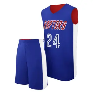 basketball jersey couple design printing basketball jersey uniform design color blue and shorts suit custom