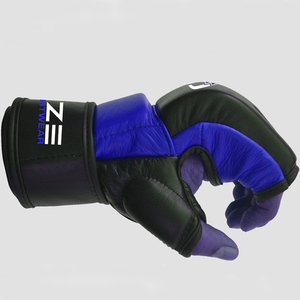 Manoplas de perforación de palma abierta profesional Guantes de agarre MMA para entrenamiento Impreso Taekwondo Muay Thai Artes marciales Guantes DE BOXEO - Product Image 4