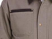 New Fashion Style Men Custom Logo Design <b>Jackets</b> Zip up Canvas Breathable <b>Jacket</b> - Product Image 5