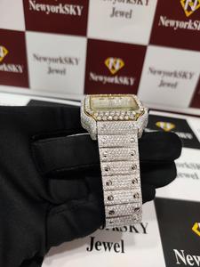 2025 Excelente mejor calidad Clarity Moissanite Diamond Watch para hombres Mujeres Reloj inteligente disponible a un precio asequible - Product Image 3