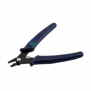 Professional Jewelry Crimping Pliers Precision Beading Tool for Necklace <b>Bracelet</b> Wire Crimp Covers Stainless Steel Hand Tool - Product Image 2