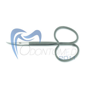 กรรไกรตัดริบบิ้นไอริส3 3/4 "ใบมีดโค้งคมเครื่องมือผ่าตัดทางการแพทย์กรรไกรอเนกประสงค์ขัดเงากระจกและหมองคล้ำ ISO - Product Image 2