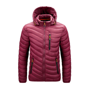 Chaqueta Acolchada Unisex, Cálida, Impermeable, Informal, para Invierno, con Capucha, Logotipo Frontal Personalizable, Diseño Cómodo - Product Image 1