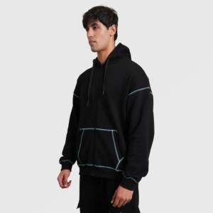 Nueva llegada suministro directo de fábrica 100% algodón sólido invierno hombres sudaderas al por mayor diseño personalizado para la venta en línea - Product Image 4