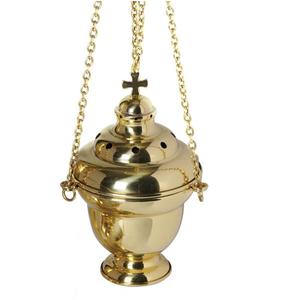 Brûleur d'encens plaqué or, dernier design, brûleur d'encens suspendu, brûleur de bakhoor décoratif fait à la main - Product Image 3