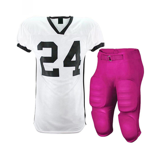 ชุดฟุตบอลอเมริกันสวมใส่ชุดฝึกเล่นเกมวัสดุโพลีเอสเตอร์น้ำหนักเบาพิมพ์ชื่อทีมและตัวเลือกหมายเลข - Product Image 1