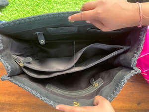 ใหม่จริงทําด้วยมือ Cowhide หนังขนาดใหญ่ Tote กระเป๋าร้อนขายกระเป๋าสะพายกระเป๋าถือสไตล์กระเป๋าช้อปปิ้งสําหรับสตรีใช้ - Product Image 6