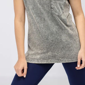 Camisetas de Invierno para Mujer de Alta Calidad, Corte Holgado, Lavado Ácido, Impresión Personalizada en Serigrafía sobre Lona, Transpirables, de Secado Rápido, Algodón Premium - Product Image 6