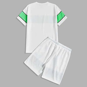 Nouvel ensemble décontracté deux pièces pour homme, grande taille, en coton respirant et à séchage rapide, idéal pour l'été - Product Image 5