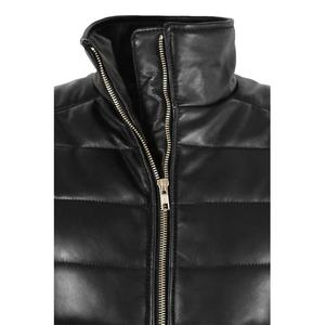 Chaleco de piel de oveja negra para mujer, nuevo estilo, 2022 - Product Image 2