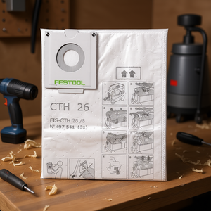 Sac filtrant de sécurité Festool 3 pièces FIS-CTH 26-48 pour une productivité accrue - Product Image 3