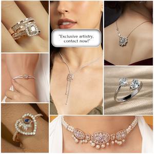 GIA ได้รับการรับรองเครื่องประดับทอง10K 14K 18K แหวนเพชรที่มีน้ำหนักเบาไม่ซ้ำใครราคาไม่แพง - Product Image 4