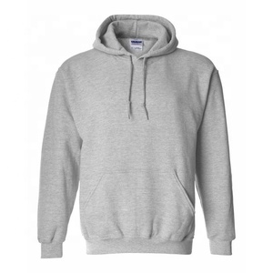 2023 2024 hommes 100% coton sweat à capuche poids lourd polaire pull col rond pull Fitness vêtements de sport pour l'hiver - Product Image 1