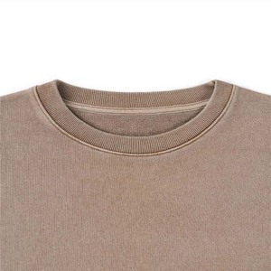 New Arrival 100% Cotton Sweatshirts OEM Service Top High Quality Crew Neck Men's Hoodies Custom Color basics Sweatshirts - Product Image 3