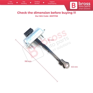 BDP1728 Conjunto de Freno y Limitador de Puerta Trasera para Megane E-Tech Eléctrico 2021 en adelante 824300539R - Product Image 5