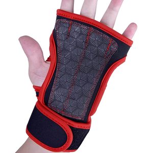 ถุงมือยกน้ำหนักข้อนิ้วมือแบบเปิดที่มีด้ามจับเนื้อปาล์มและมีความยืดหยุ่นเหมาะสำหรับการฝึกพลังงาน - Product Image 4