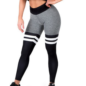 Venta al por mayor de mallas de entrenamiento con impresión de logotipo personalizado para mujer, ropa deportiva, mallas de gimnasio sin costuras para mujer - Product Image 1