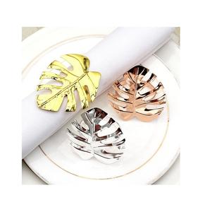 Nouveau design décoration de fête de mariage rond rond serviette feuille de table conception trois formes différentes et couleur or ronds de serviette - Product Image 1