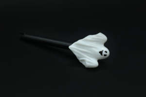 Decoración del hogar al aire libre Halloween Ghost Solar Stake 14 pulgadas luz decorativa para jardín colección camino lámpara de césped - Product Image 3