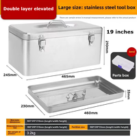 Boîte à outils en acier inoxydable étanche IP65, antichoc, anti-poussière, étui pour instruments, boîte de rangement pour outils, équipement de protection personnalisé OEM