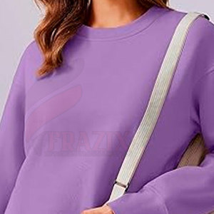Sweat-shirts décontractés pour femmes 100% coton avec nouveau design imprimé pour l'automne/hiver, respirants, avec logo placé à l'avant - Product Image 5