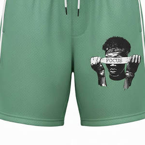 Shorts d'entraînement pour hommes, tissu extensible et respirant, coupe confortable, idéal pour les séances de fitness et les vêtements de sport. - Product Image 3
