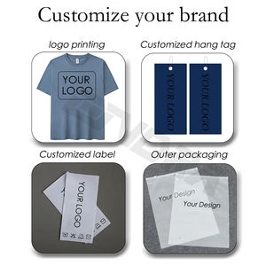 Camisetas de algodón de manga corta con logotipo personalizado para hombre, camisetas de cuello redondo de talla grande al por mayor - Product Image 4