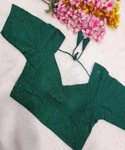 Nouvelle arrivée, blouse ethnique indienne en rayonne brodée à la main, prête à porter, vente en gros, prix bas, marché, Kurti pour femmes - Product Image 6