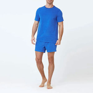 2025 New Arrival Men's Cotton Short Set Best Quality <b>Fabric</b> Custom Logo Printing Summer Collection - Product Image 5