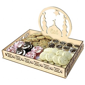 Ramadan Mubarak Muslim Party Decorations Delarchi MC29 2-Color Embossed & Die Cut Printed <b>Wooden</b> <b>Photo</b> <b>Frame</b> - Product Image 6