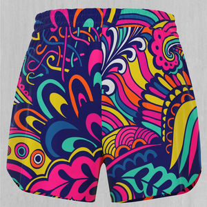 Pantalones cortos de yoga con estampado de sublimación personalizados al por mayor para mujer Pantalones cortos estampados transpirables Pantalones cortos de diseño personalizado para mujer - Product Image 5