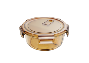 Airtight Glass Food <b>Storage</b> Container Set Lid Leakproof, Glass Lunch Box Meal Prep Container BPA Free <b>Kitchen</b> <b>Storage</b> - Product Image 2