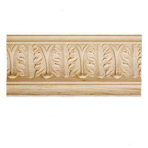 Garniture de plinthe de meubles en bois décoratifs de haute qualité Décoration murale intérieure durable Design moderne Moulure en bois massif - Product Image 5