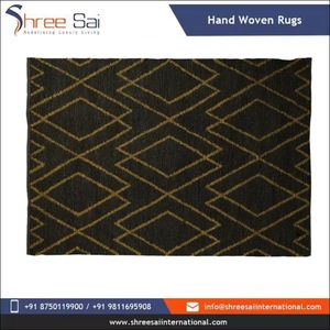 Classique 100% Jute Bio Brodé À La Main Lavable Motif Moderne Rectangle Tapis De Sol pour Chambre Salon Maison Tapis - Product Image 4