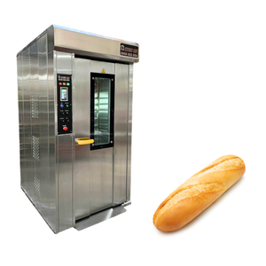 Premium Quality 16-Trays <b>Rotary</b> Oven 1Hp Motor ISO-Certified Bread Production <b>Line</b> for Bakery Restaurant Use Restaurant - Product Image 1