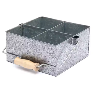 ตะกร้าเก็บของในครัวแบบตั้งพื้น ชุบสังกะสี หลายช่อง ดีไซน์ทันสมัย เป็นมิตรกับสิ่งแวดล้อม ขายส่ง - Product Image 2