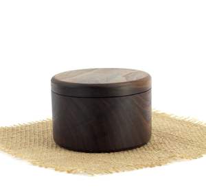 Attractive Designing Handmade Round Shape Wooden Eco Friendly <b>Sugar</b> <b>Bowl</b> Decorative Salt Container Finest Quality Kitchen Decor - Product Image 6