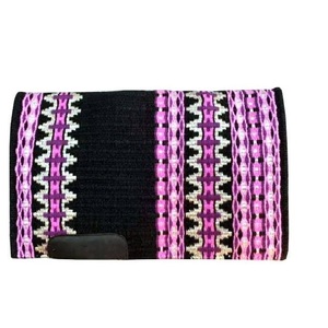Almohadillas de lana maya gruesas y transpirables para silla de montar, coloridas, personalizables en color y tamaño, clásicas para equitación western, cómodas, duraderas y tejidas. - Product Image 1